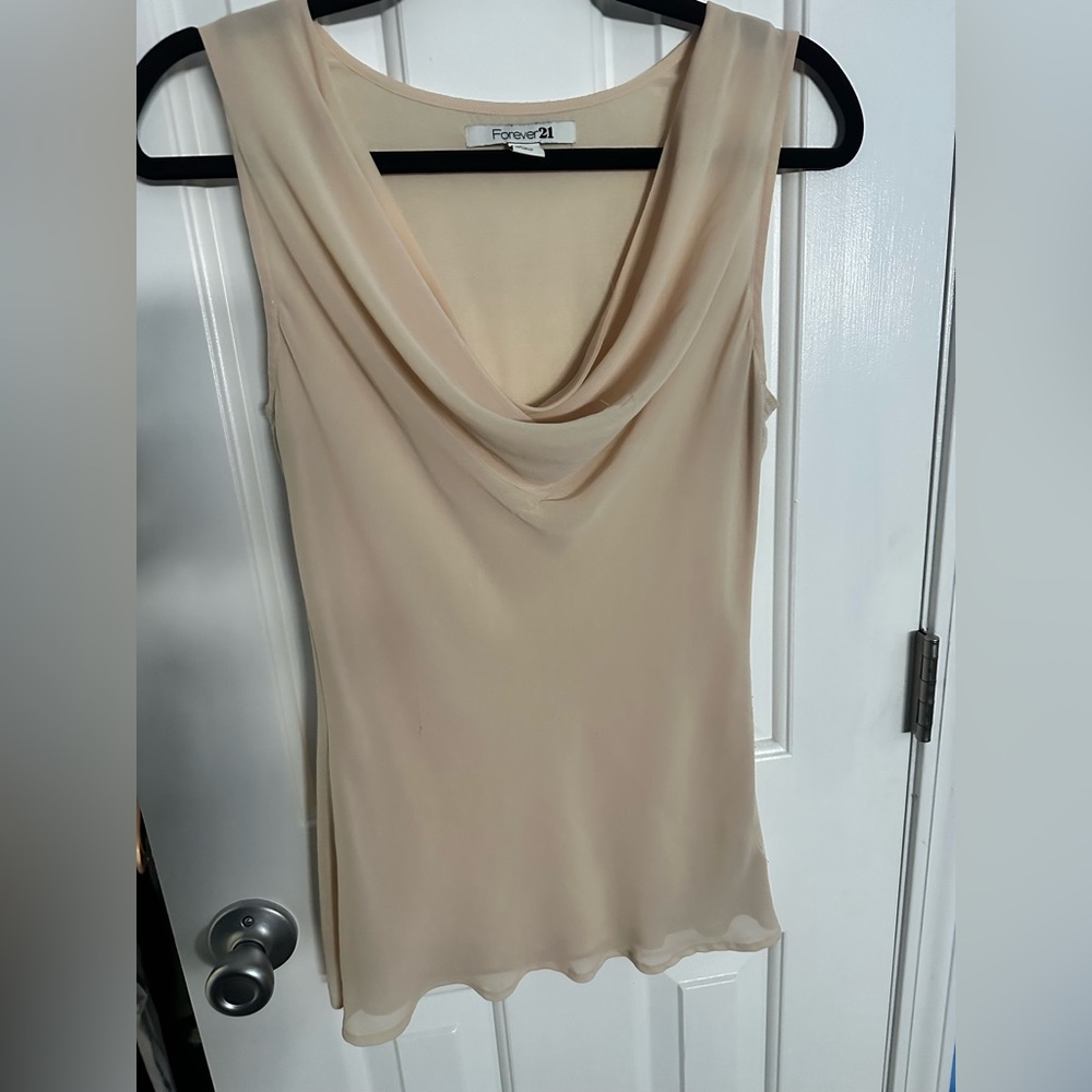 Drape neck blouse